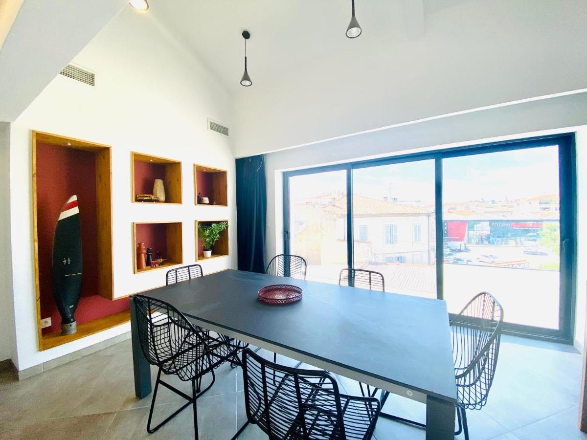 Duplex 120M2 Terrasse Vue Sur Nimes Apartment Bagian luar foto